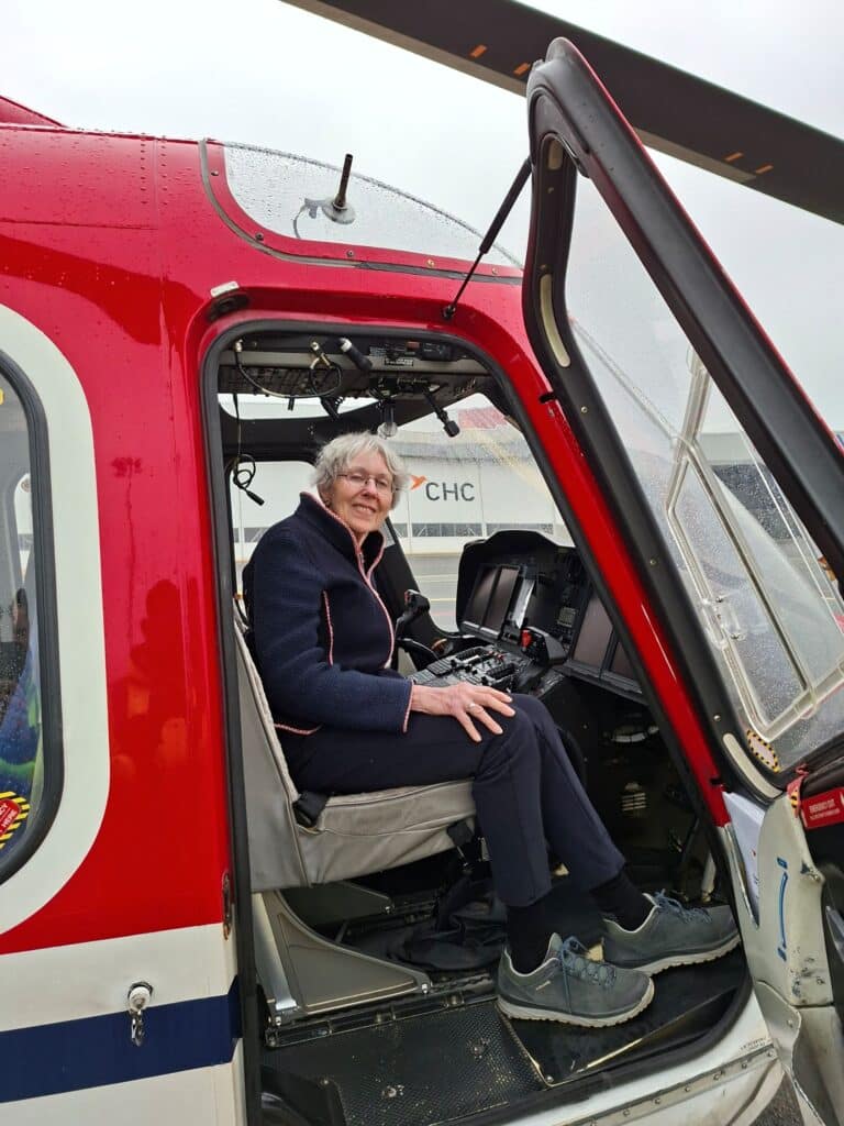 winnares helikoptervlucht