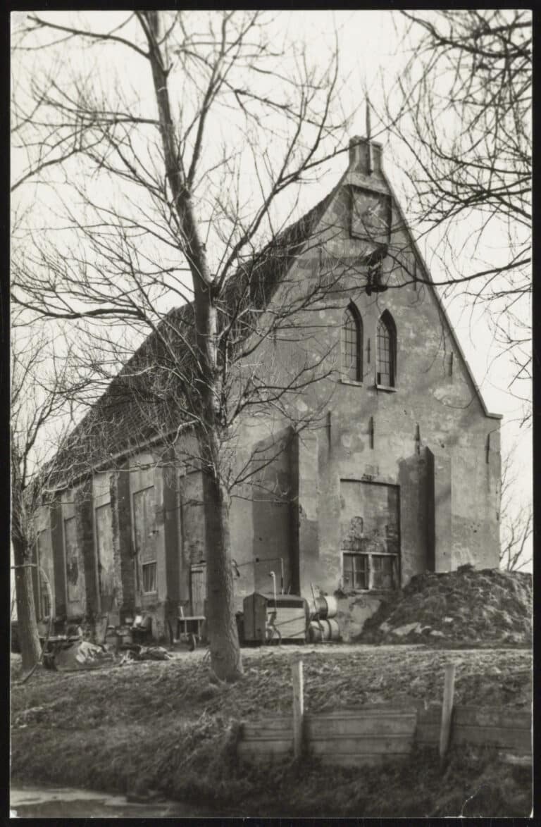 De Koeienkerk van Zijdewind 1965. Bron: Regionaal Archief Alkmaar RAA003011510