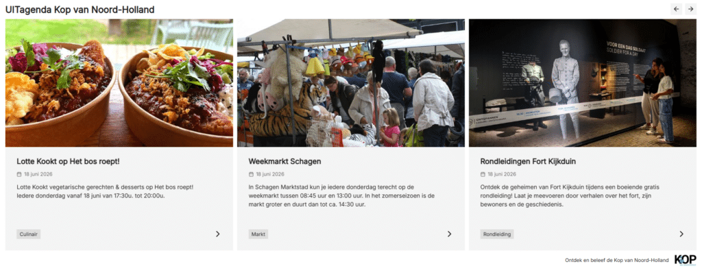 uitagenda widget