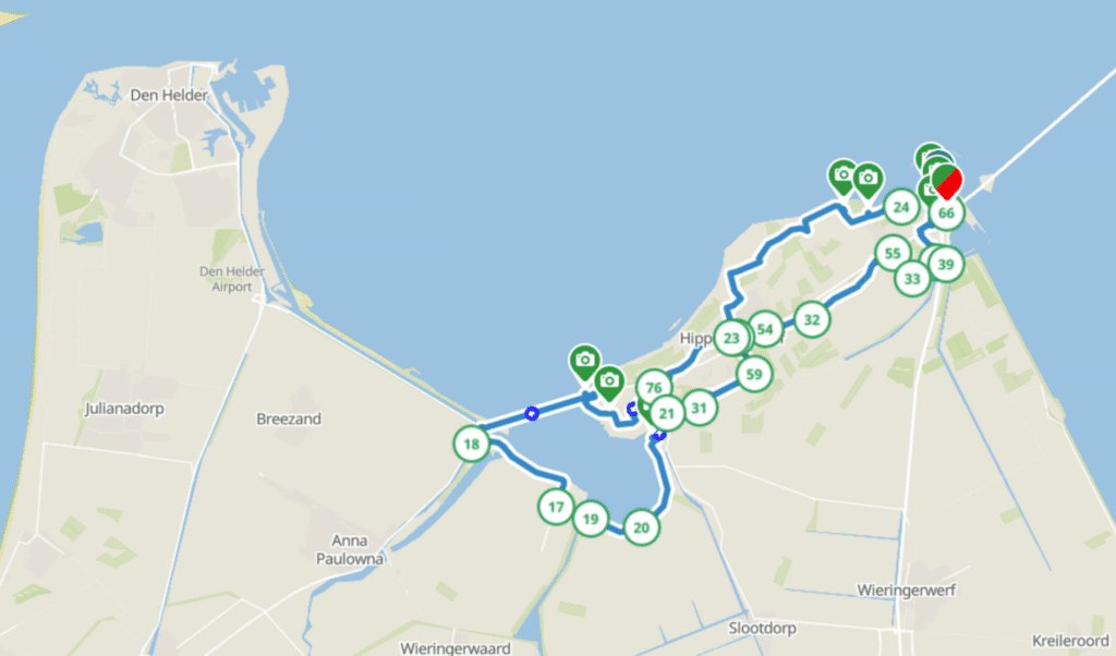 muz-fietsroute wieringen